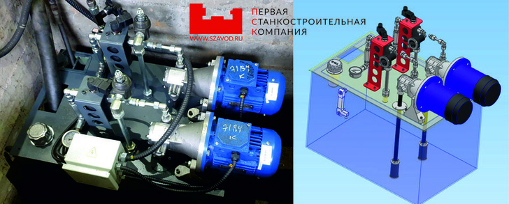 Станция смазки станка 5а342п